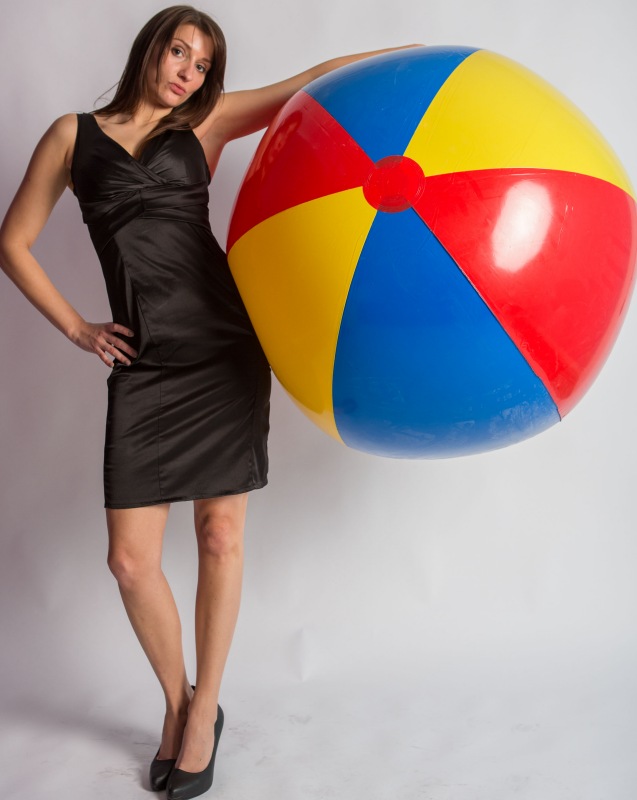 inflatable beach ball suit